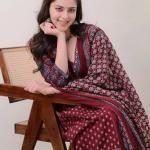 KLOSIA Women's Rayon Printed Anarkali Kurta and Pant with Dupatta Set