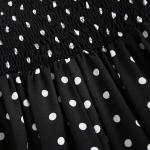 Aahwan Polka Dots Halter Long Dress Backless A Line Flared Vintage Party Club Dresses for Women's & Girl's