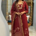 ANNI Designer Women's Rayon Viscose Straight fit Printed Embroidered Kurta with Pant & Dupatta | Ethnic Kurta Set for Women | Daily, Office & Festive Traditional