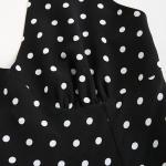 Aahwan Polka Dots Halter Long Dress Backless A Line Flared Vintage Party Club Dresses for Women's & Girl's