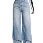 Nifty Women's Denim Stretchable High Waist Baggy Jeans for Women