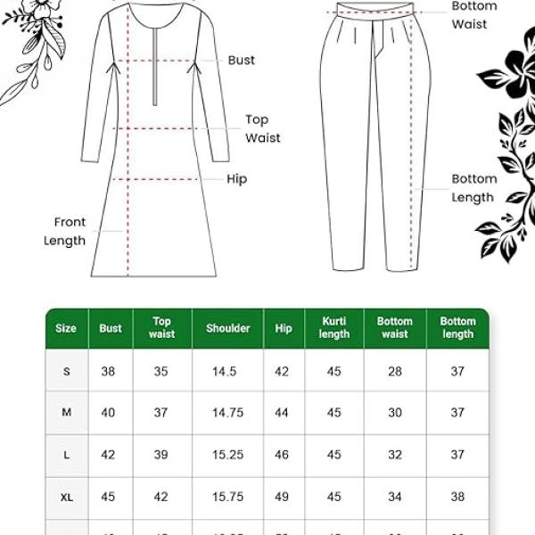 ANNI DESIGNER Women's Ethnic Co-Ord Set | Kurta Pant Set | Kurta Palazzo Set | Stylish Cotton Suit Set for Women, Festival Co-ord Set