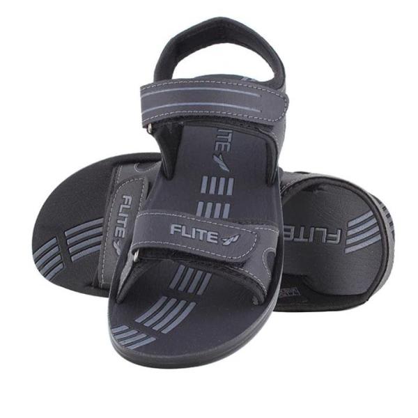 Relaxo flite men's sandal PUG20-Black:size 9
