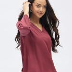 SheWill Printed Top with Contrast Tipping – Stylish Ethnic & Western Tops for Women – Summer Travel Wear, Trendy Tops for Jeans, Lightweight & Comfortable Casual Wear