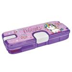 Pratap Kids Plastic Pencil Box (Purple) : 1 Unit