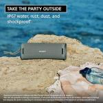 Sony ULT Field 1 Wireless Bluetooth Speaker, 12hrs Playtime, Massive Bass, Hands Free Calling, IP67 Water, Dust & Rustproof, Sound Connect App-Black