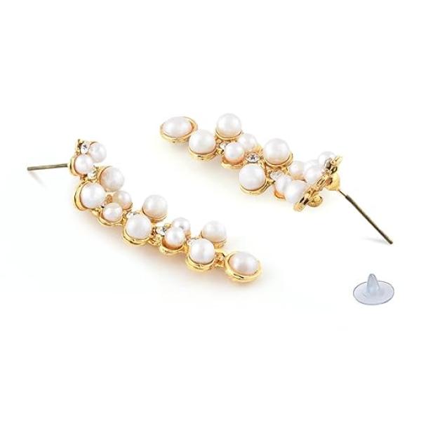 ZAVERI PEARLS Contemporary Look Pearls Choker Jewellery Set For Women-ZPFK9439