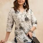Print Rayon Kurta for Women | Regular Fit Top | Stylish Top for Girls | Top for Office | Kurti for Women