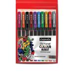 Classmate Multi Colour Brust Gel Pen -10 Pieces : 1 Unit