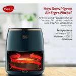 Pigeon Digital Healthifry Air Fryer (Green) 4.2 L -1200 W : 1 Unit