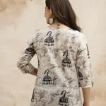 Print Rayon Kurta for Women | Regular Fit Top | Stylish Top for Girls | Top for Office | Kurti for Women