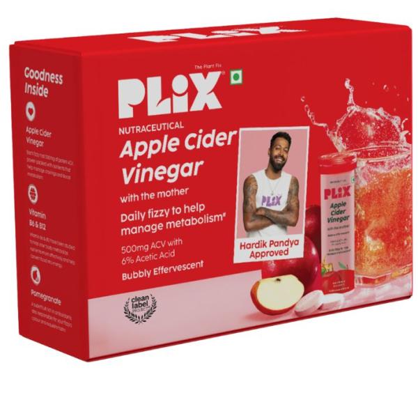 Plix Apple Cider Vinegar - 10 Tablets*4U :1 Unit
