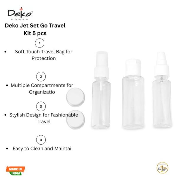 Deko Travel Kit On The Go - Set Of 5 : 1 Unit