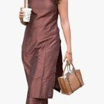 ANNI Designer Women’s Rayon Viscose Straight Solid Kurta with Palazzo Set | Sleeveless Ethnic Wear | Comfortable Two Piece Outfit for Office, Casual & Daily Use