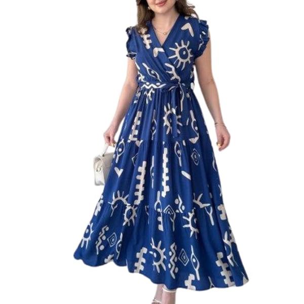 Modestouze Attires Dress for Women Western Maxi Style, Indo Western Dresses, One Piece Long Gown, A Line Flared Pattern, Ethnic Look Outfit for Women