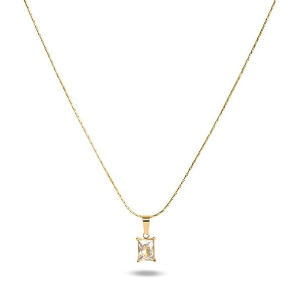 PALMONAS Delicate Moonstone Necklace for Women - Jewellery Gift for Girls & Women | Waterproof & Anti-Tarnish Necklace, Stylish & Trendy Necklaces for Ladies