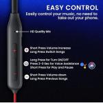 One.Plus Compatible Bluetooth Wireless Neckband Earphones with Mic | Hybrid ANC 45dB, Heavy Bass, ENC Calling, Fast Charging, 28 Hours Playback | Compatible with OnePlus 12, 12R, Nord Series