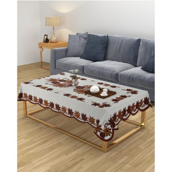 MHF Daisy polyester table cover-Brown:1 unit