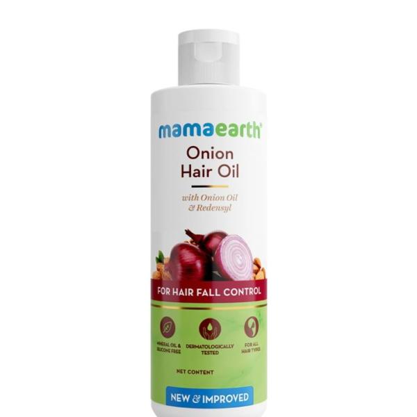 Mamaearth Onion Hair Oil With Redensyl : 200ml