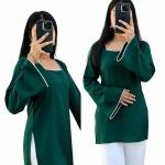 Women's Sleeve Kurti Top | Square Neck Casual Tunic | Soft Comfortable Top for Women