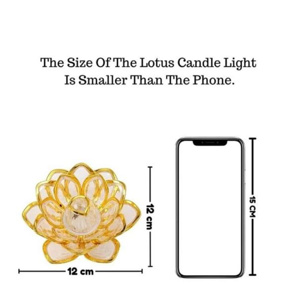 Desidiya lotus flower tea light (golden):1 unit