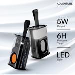 Hapipola adventure bluetooth speaker- black