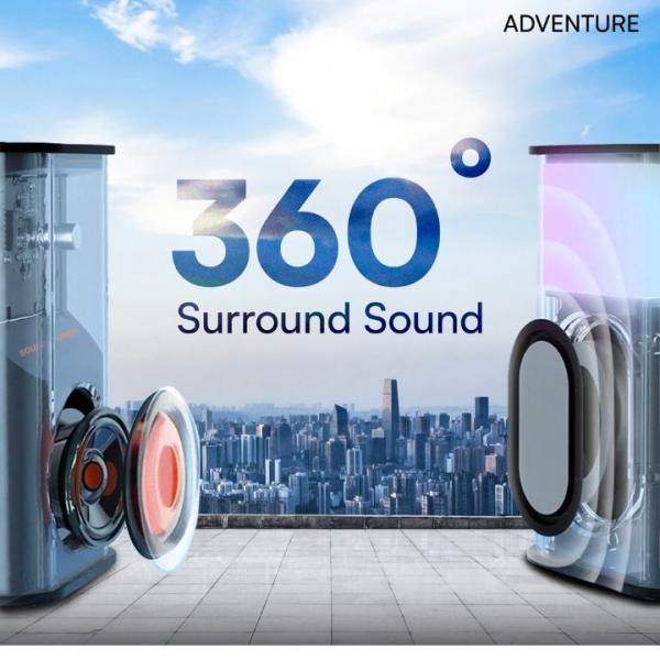 Hapipola adventure bluetooth speaker- black