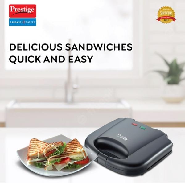 Prestige Sandwich Toaster - 800 W : 1 Unit