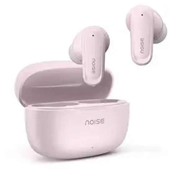 Noise Newly Launch Buds Play Truly Wireless Earbuds with 40H of Playtime, Quad Mic with ENC, Low Latency for Gaming (Up to 50 Ms), 13mm Driver, BT V6.0(Blush Pink)