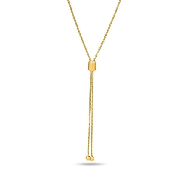 PALMONAS 18k Gold Plated Wrap Lariat Necklace for Women - Gift for Girls & Women | Waterproof & Anti-Tarnish Necklace