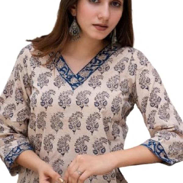 Women Trending Rayon Printed Short Kurti |Short Kurti for Girls | Casual Tunic Top for Wosmen |Short Top Wear to Jeans|