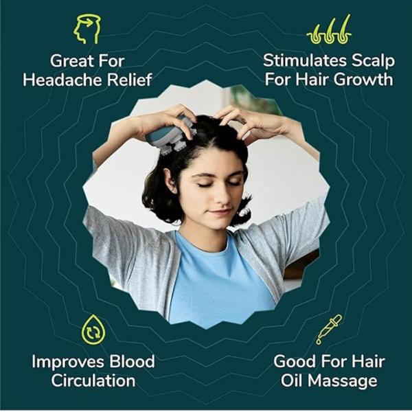 Caresmith revive electric head massager - green: 1 Unit