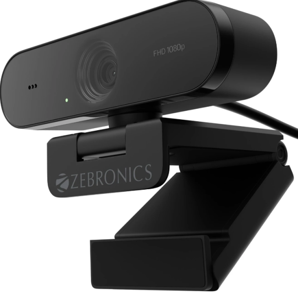ZEBRONICS Zeb-Live PRO Full HD Webcam 1080p, with Microphone, Night vision, Ethernet Connectivity (Black)