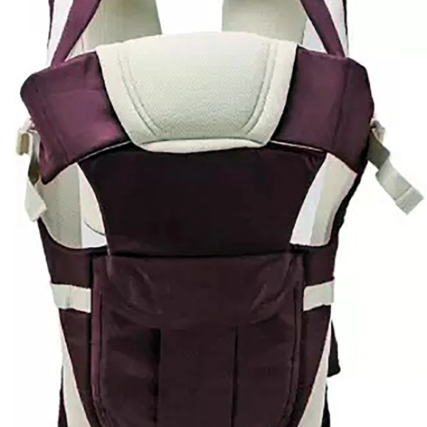 Cutieful High Quality Bag with Strong Belt 4 in 1 Position Baby Carrier (Purple, Front carry facing out)