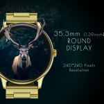 Fire-Boltt Ninja Talk 35.3mm (1.39) Round Bluetooth Calling Metal Body,120 Sports Modes Smartwatch (Gold Chain Strap, 1.39)