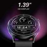 boAt Lunar Discovery Pro, 1.39"Display, Premium Metal Build, Round Dial, BT Calling Smartwatch (Active Black Strap, Free Size)