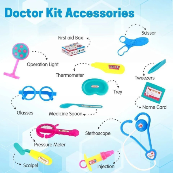 Aditi Toys DOCTOR PLAYSET WITH SUITCASE/BOYS/GIRLS/KIDS | 3+Yrs | BIS APPROVED