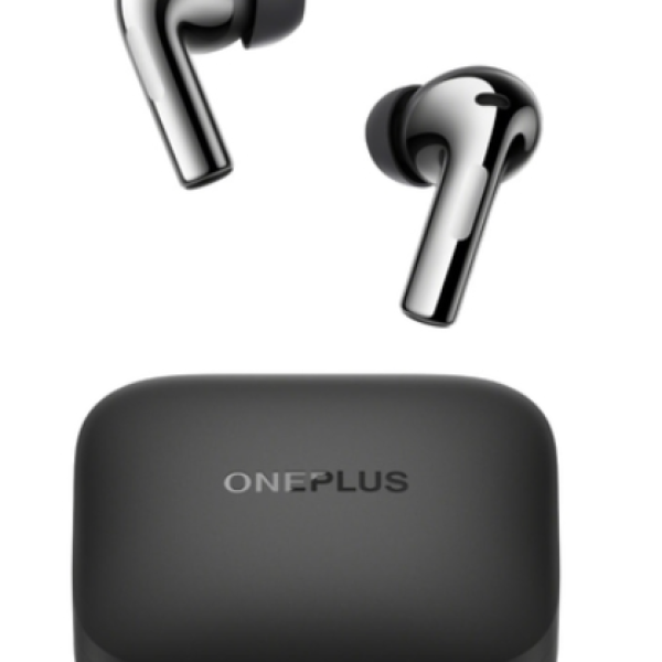 OnePlus Buds 3 Truly Wireless Bluetooth Earbuds with Upto 49dB Smart Adaptive Noise Cancellation,Hi-Res Sound Quality,Sliding Volume Control,10mins for 7Hours Fast Charging with Upto 44Hrs Playback, Metallic Gray