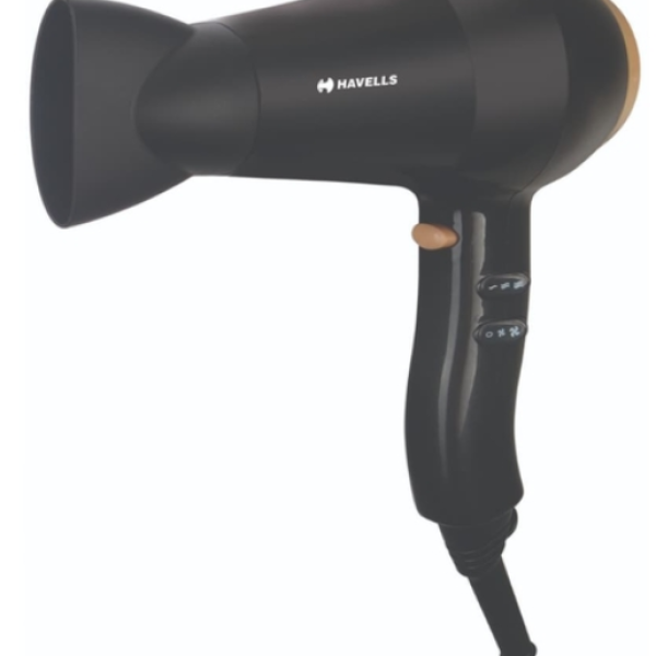Havells 2000 Watt Hair Dryer, 2 Heat Settings, 2 Speed Settings, HD3276, Blue and Black