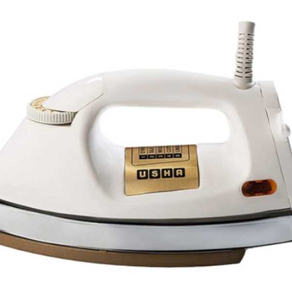 Usha EI 3710,1000 Watt, Dry Iron, 5 Fabric Setting, White