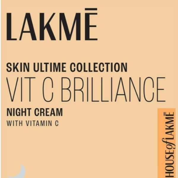 Lakme Brilliance Vitamin C Night Cream, 50g