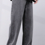 HOKER Men Loose Fit Mid Rise Grey Jeans