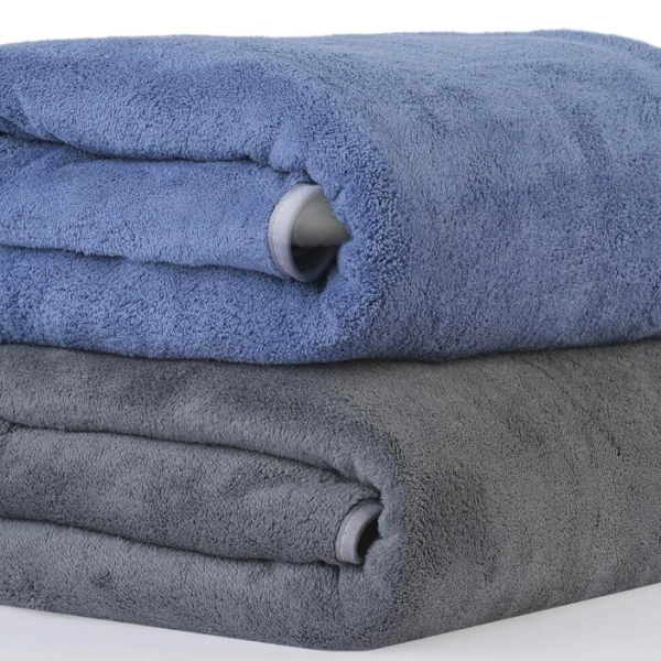 Sffizeex Microfiber 500 GSM Bath Towel (Pack of 2)