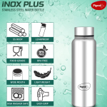 Pigeon Inox Plus 900 ml Steel Bottle (Pack of 1, Silver)