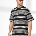 Men Stripes Relaxed Fit T-Shirt