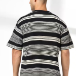 Men Stripes Relaxed Fit T-Shirt