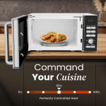 IFB 25L Solo Microwave Oven with 61 Auto Cook Menus (25PM2S, Silver, Easy to use Jog dial & Buttons, Mug Recipes, Steam Clean, Auto Reheat, Preset Timer, Power Save, Multi-Stage Cooking)